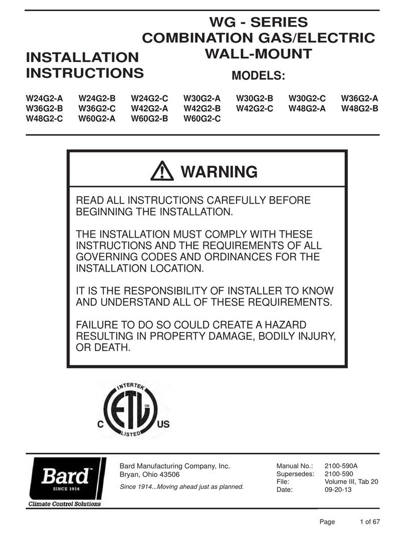 Bard W24G2-A User manual