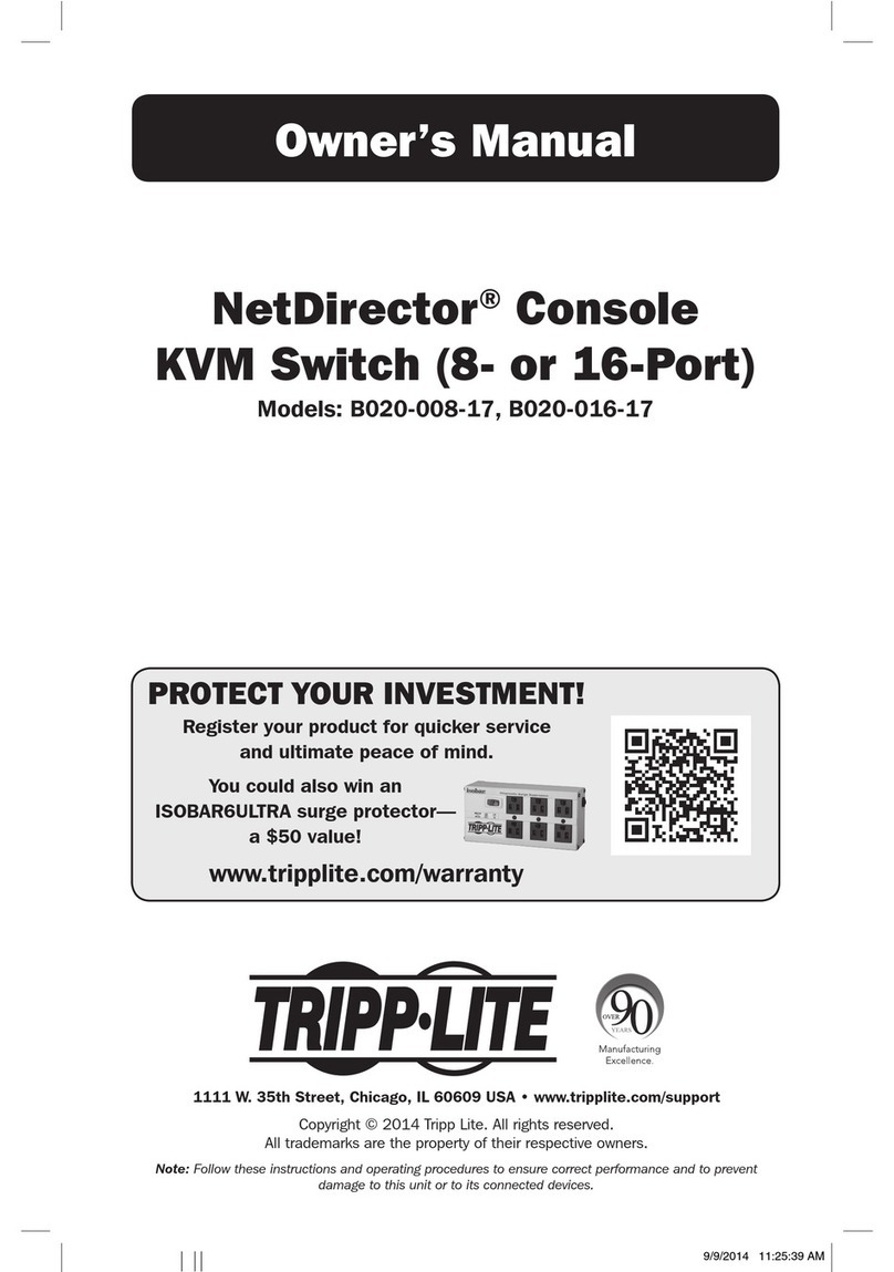 Tripp Lite B020-008-17 owner's manual
