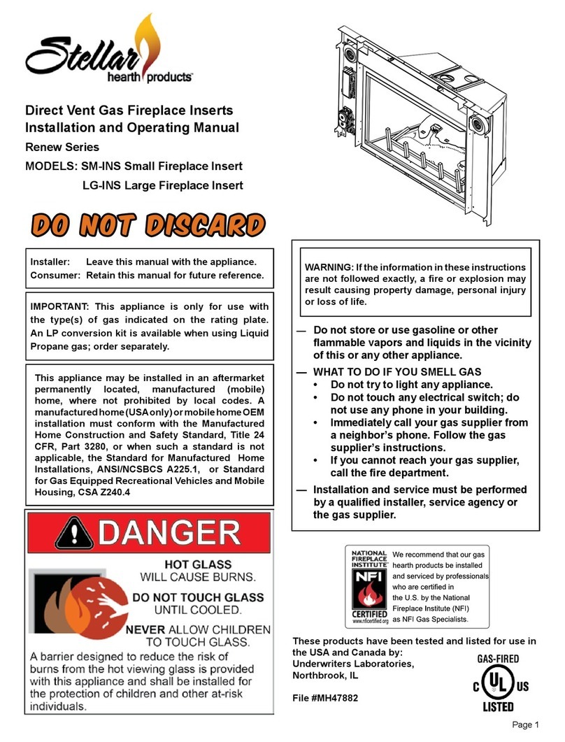 Stellar Hearth SM-INS User manual