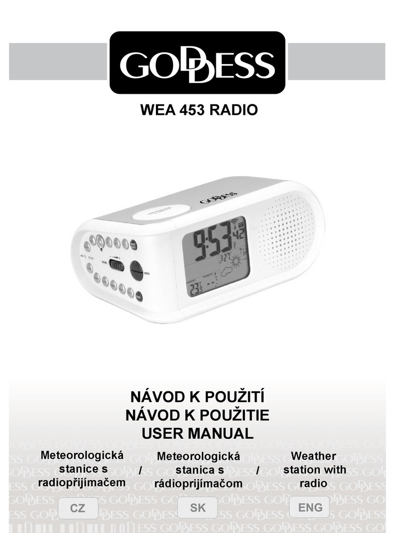 Goddess WEA 453 RADIO user manual
