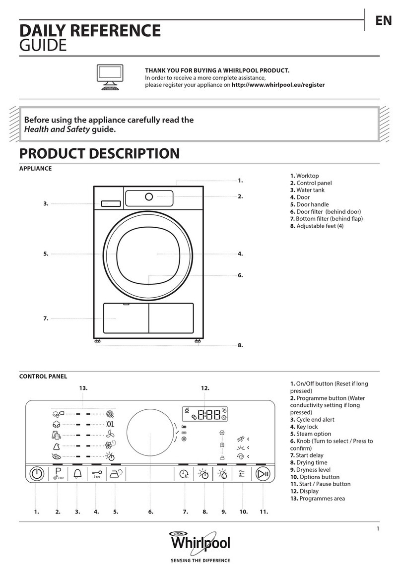 Whirlpool WHDSCX80112 reference guide