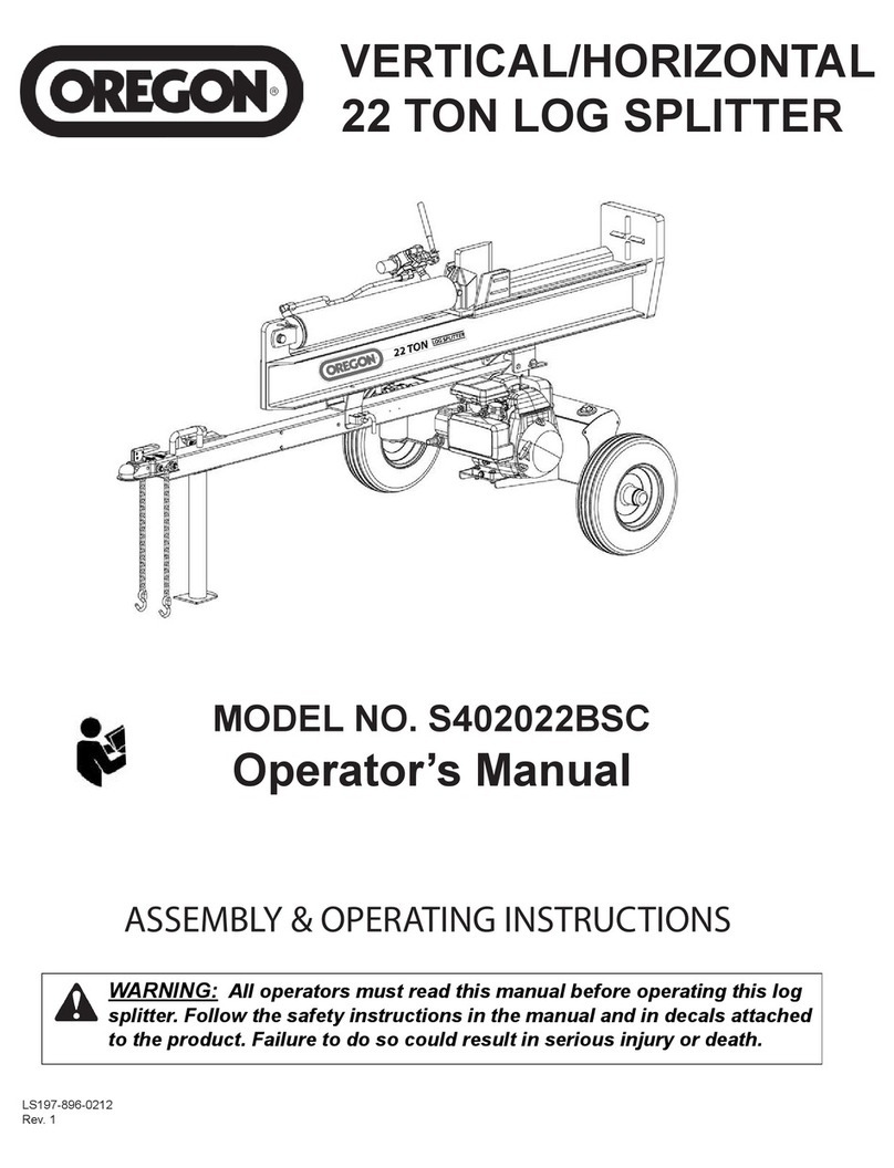 Oregon S402022BSC Operator's manual