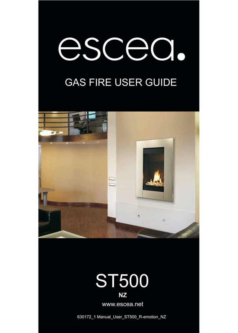 Escea ST500 User manual Escea ST500 User manual