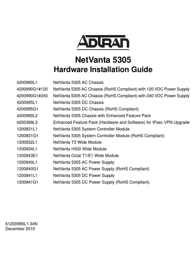 ADTRAN NetVanta 5305 Manual