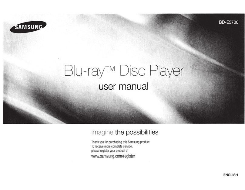 Samsung BD-E5700 User manual