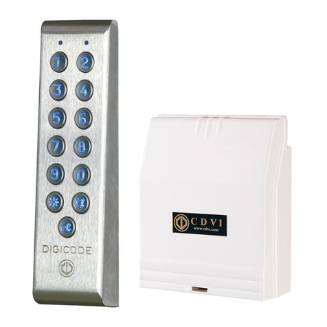 CDVI PROFIL 100 EC User manual
