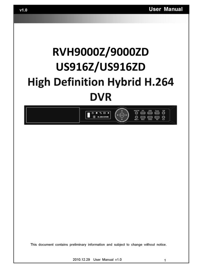 U.S. Security Solutions RVH9000Z user manual