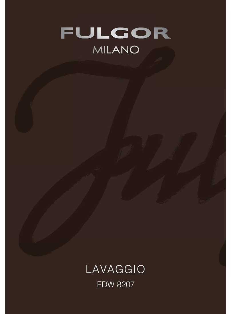 FULGOR Milano FDW 8207 Quick reference guide