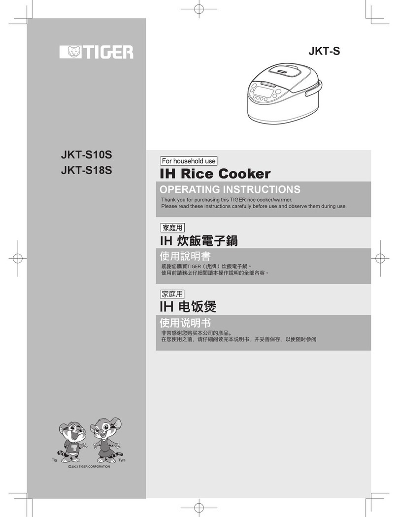 Tiger JKT-S10S User manual