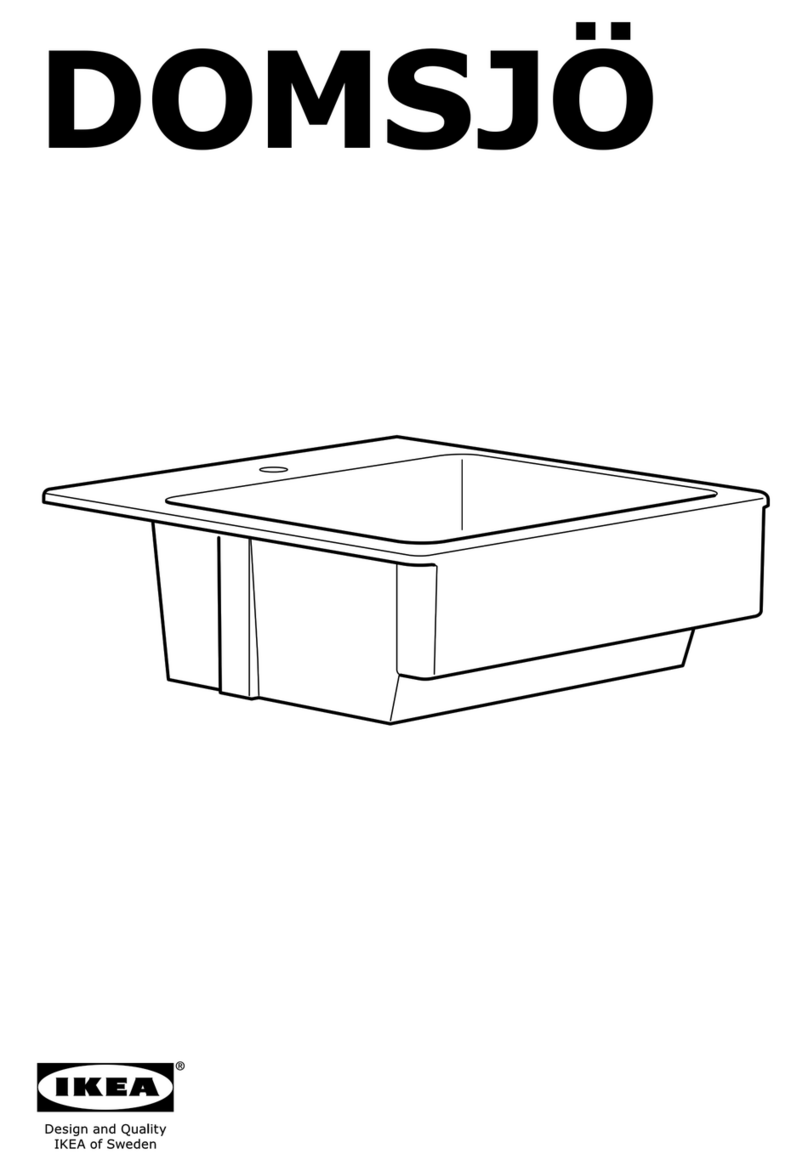 IKEA DOMSJO installation instructions