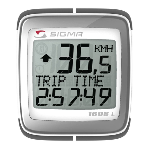 Sigma BC 1606L User manual