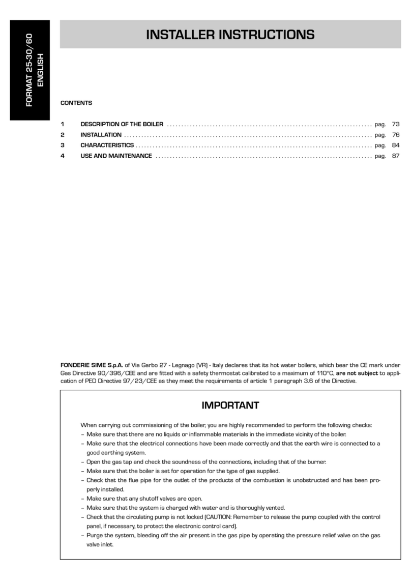 Sime Format 25/60 OF User manual