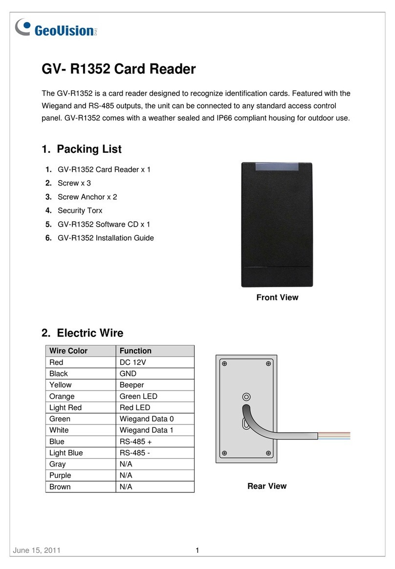 GeoVision GV-R1352 User manual