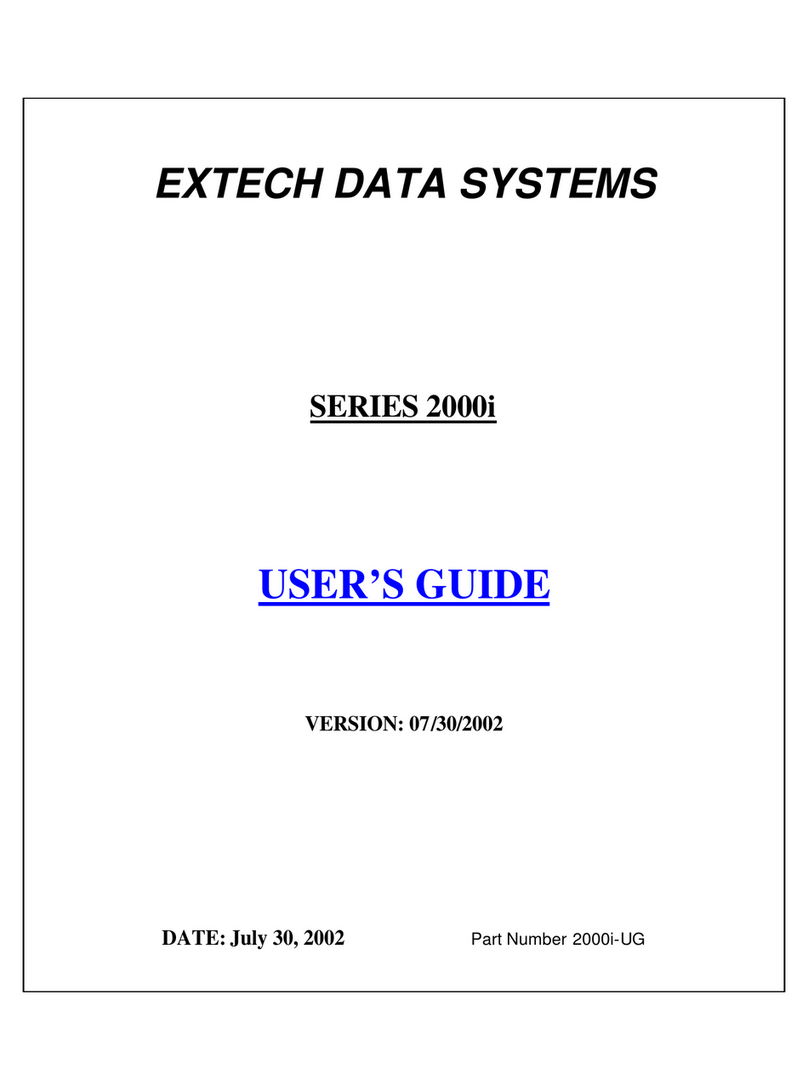 Extech Instruments 2000i Series User manual Extech Instruments 2000i Series User manual