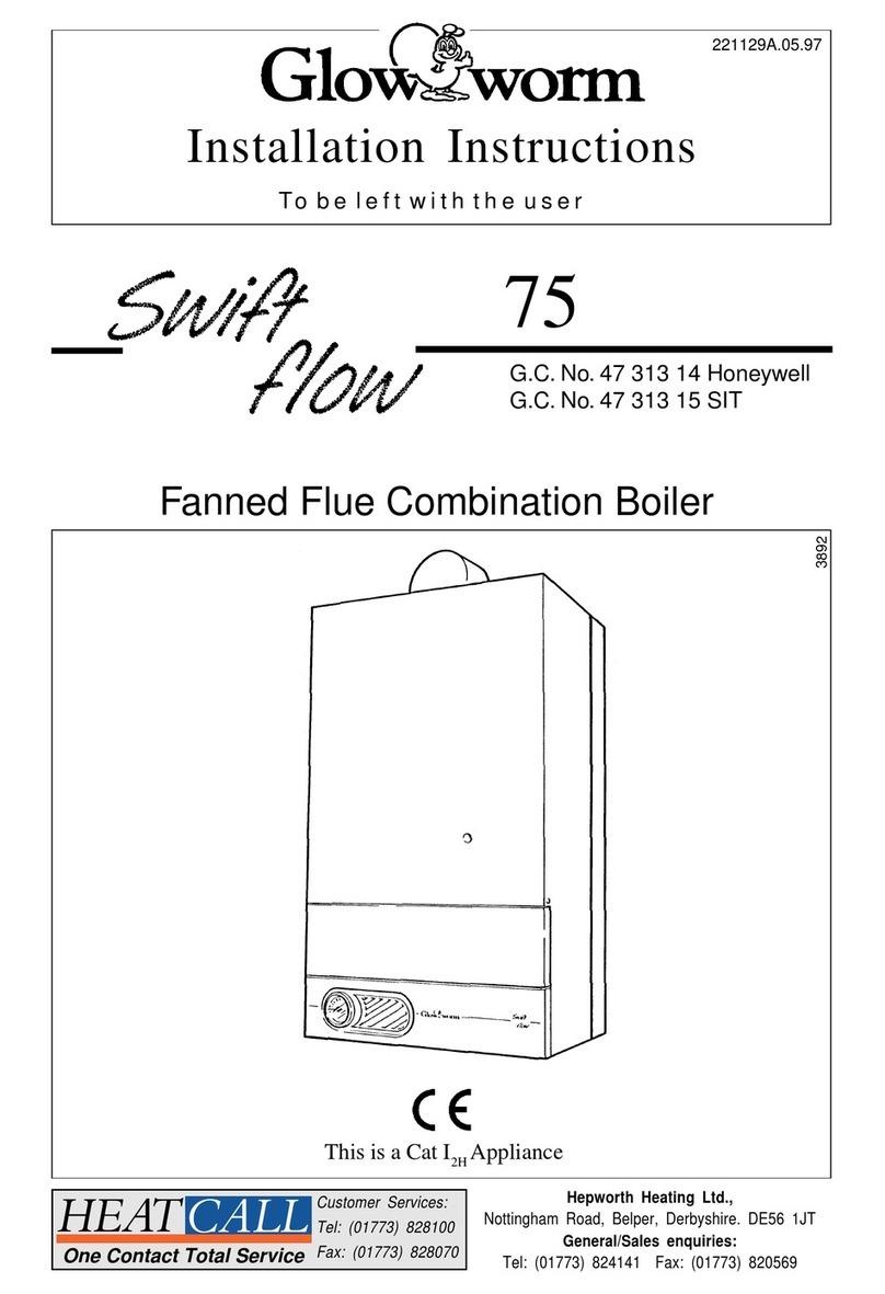 Glowworm swift flow 75 User manual