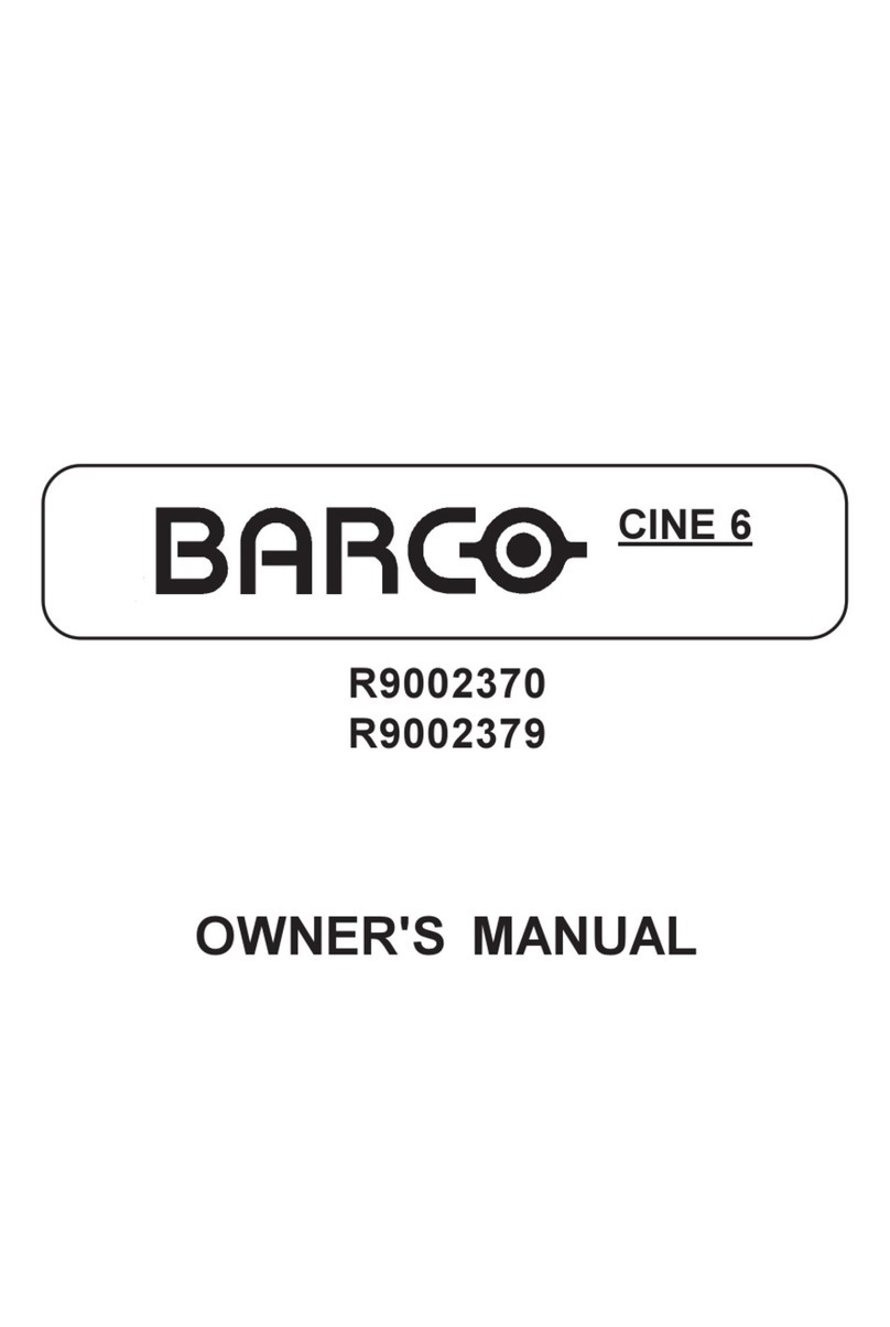 Barco R9002370 User manual