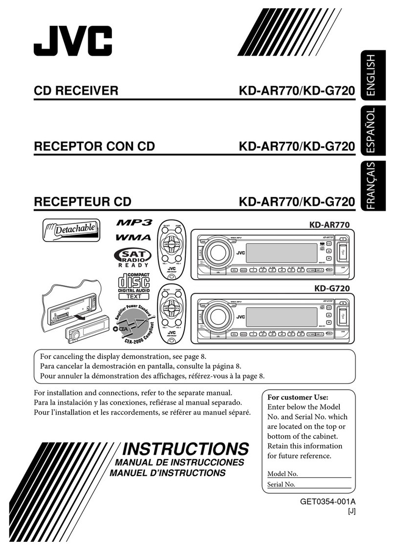 JVC KD-AR770 User manual