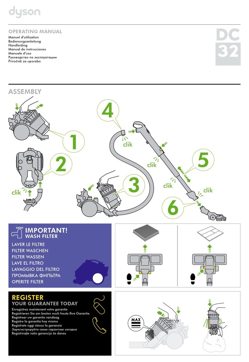 Dyson DC32 operating manual
