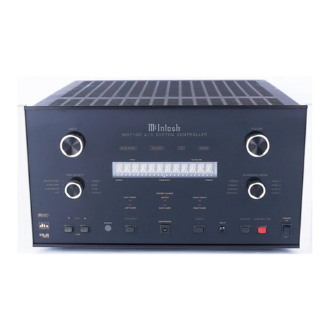 McIntosh MHT100 User manual