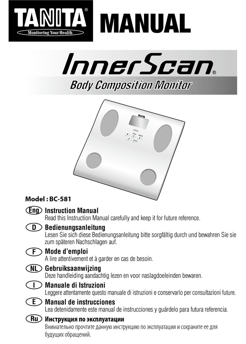 Tanita InnerScan BC-581 User manual