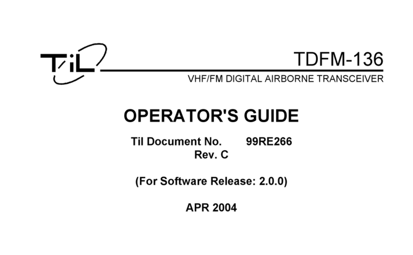 TIL TDFM-136 Manual