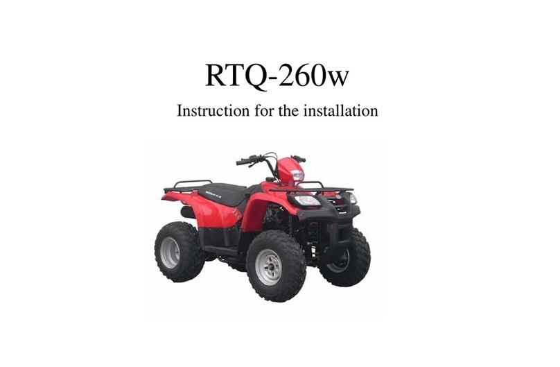 Roketa RTQ-260w installation instructions