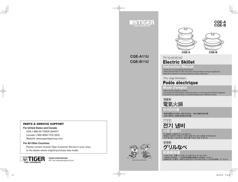 Tiger CQE-A11U User manual