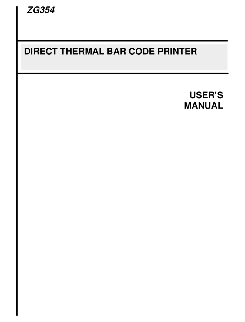 Avery Weigh-Tronix ZG354 User manual Avery Weigh-Tronix ZG354 User manual