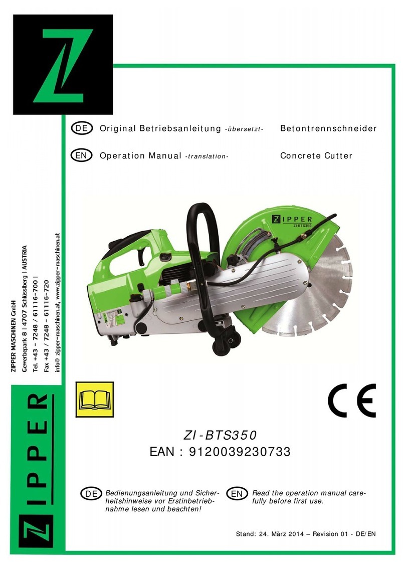 Zipper Mowers ZI-BTS350 Operation manual