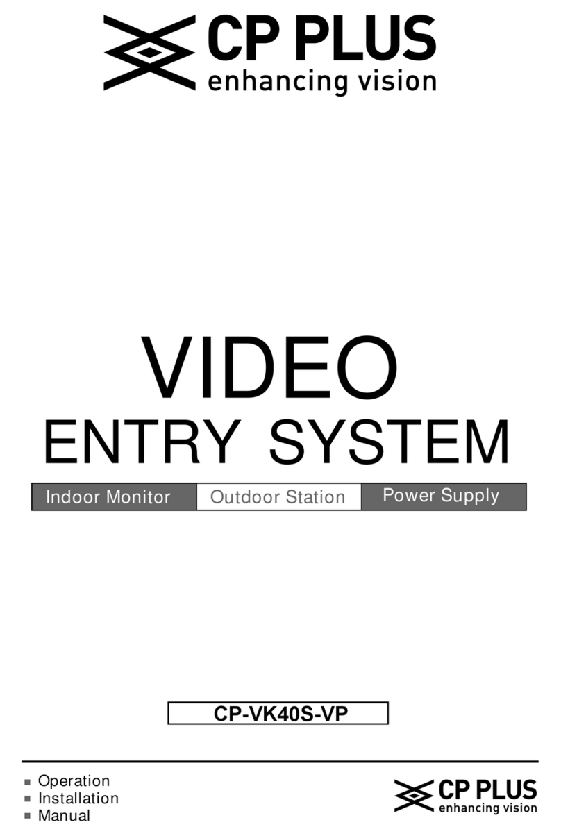 CP Plus CP-VK40S-VP Operation and installation manual
