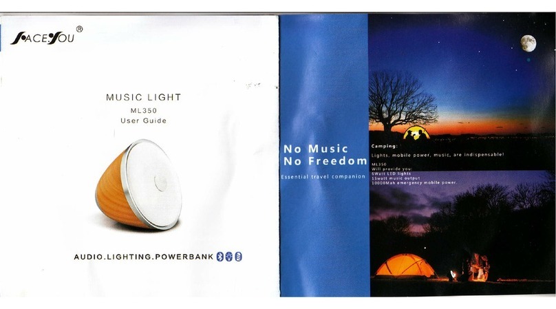 FACEFOU MUSIC LIGHT ML350 user guide