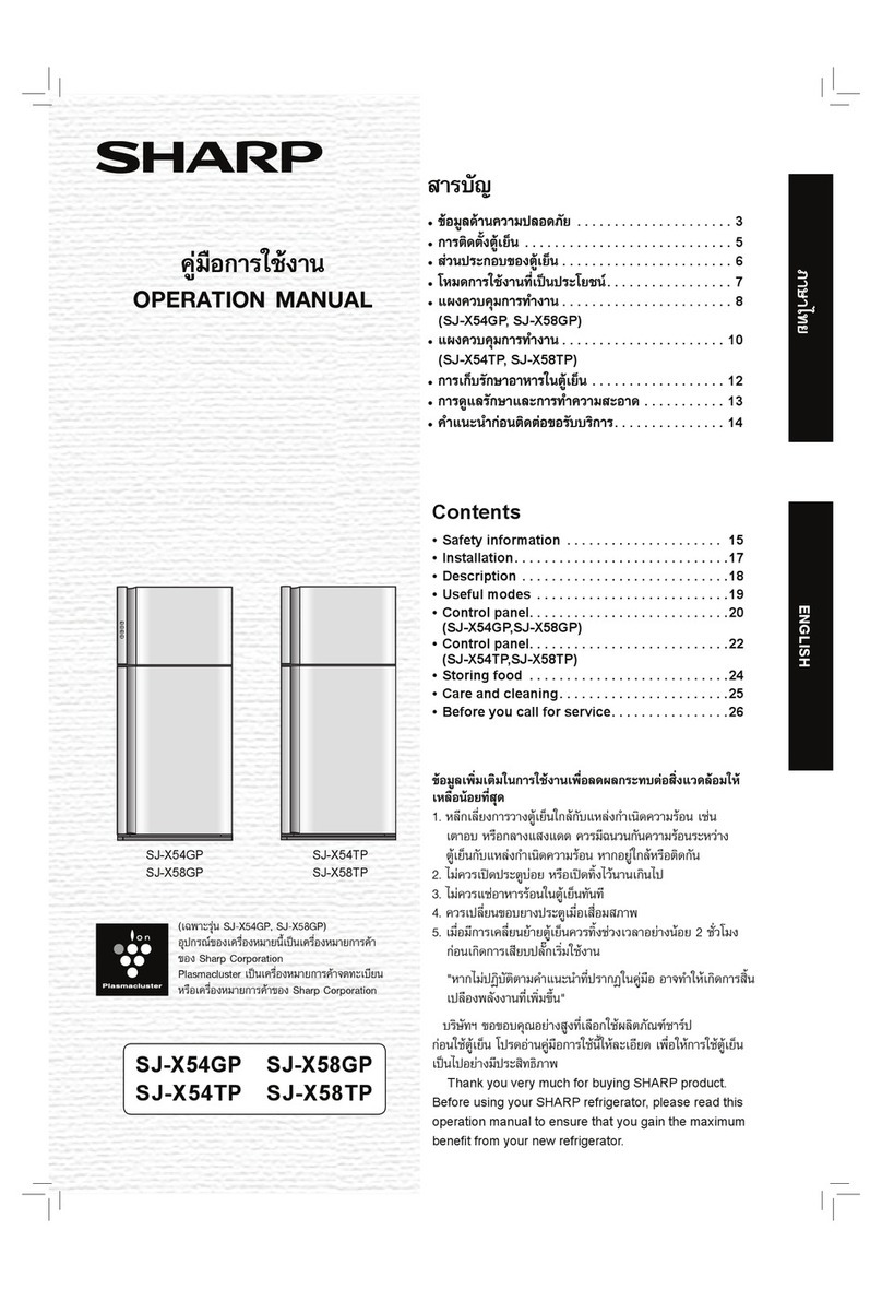 Sharp SJ-X54GP User manual
