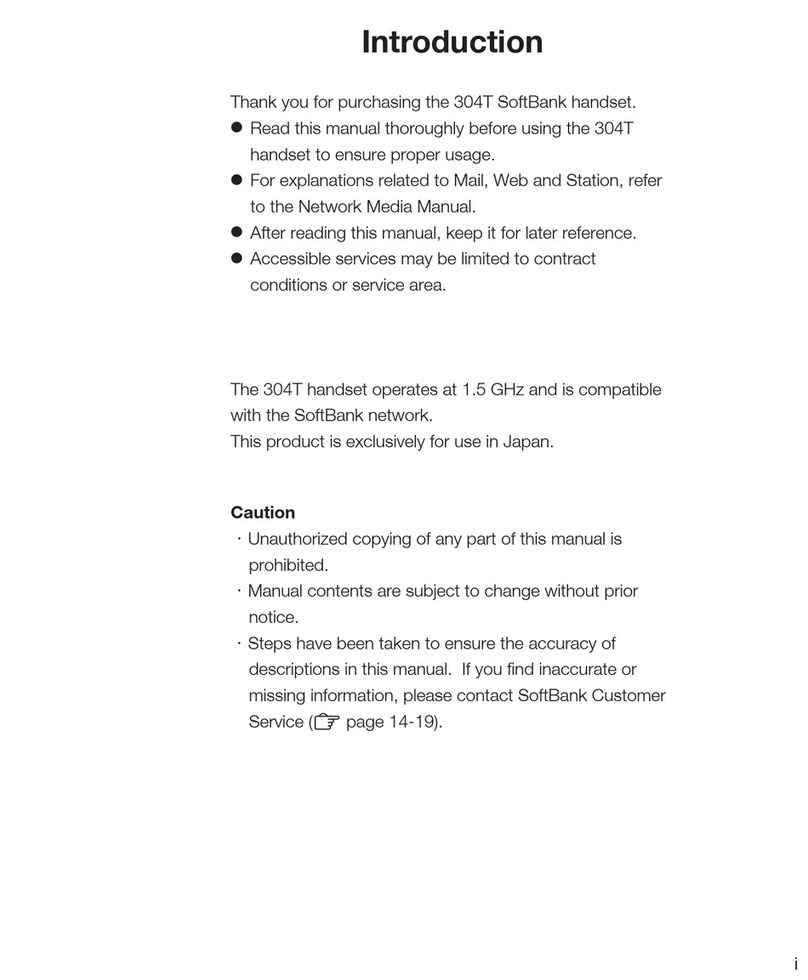 SoftBank 304T User manual