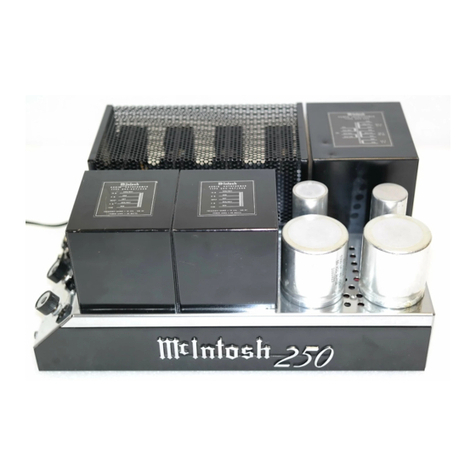 McIntosh MC 250 Operating and installation instructions
