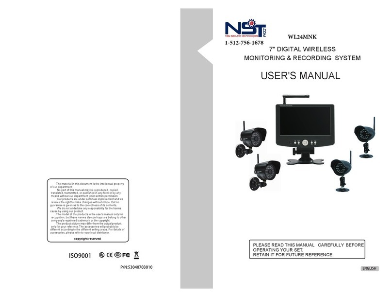 New Security Technologies WL24MNK user manual
