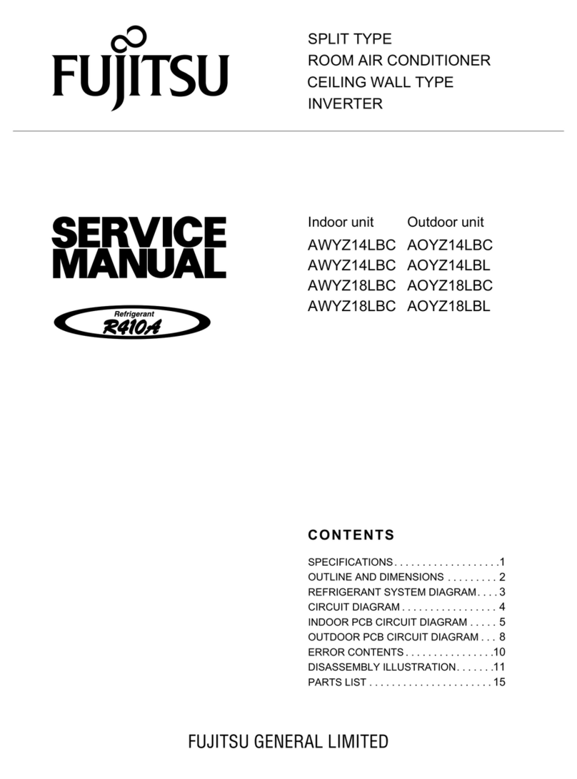 Fujitsu AWYZ14LBC User manual