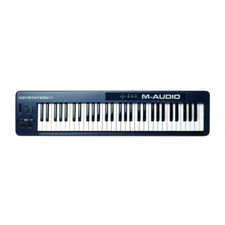 M-Audio Keystation 61 User manual