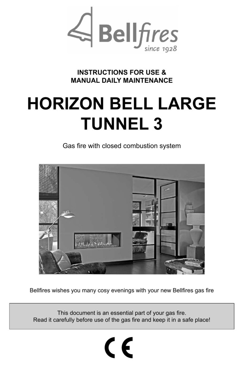 Bellfires Horizon Bell Large Tunnel 3 Instructions for use & manual daily maintenance Bellfires Horizon Bell Large Tunnel 3 Instructions for use & manual daily maintenance