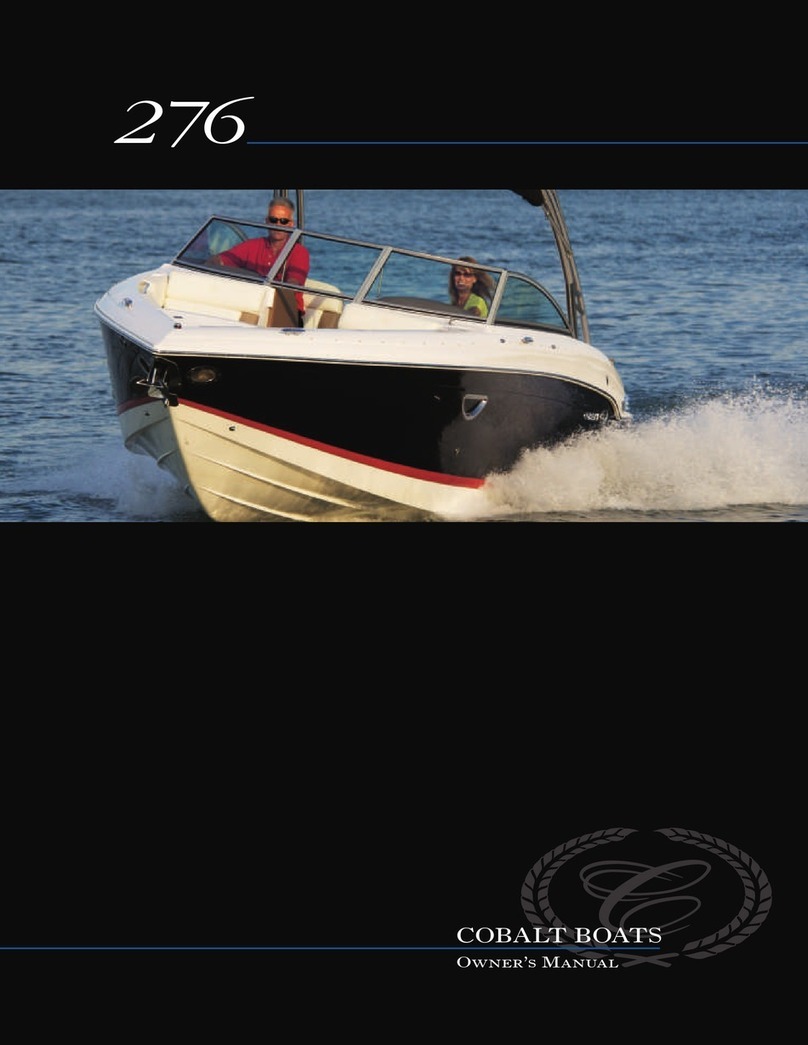 Cobalt Digital Inc 276 bowrider owner's manual