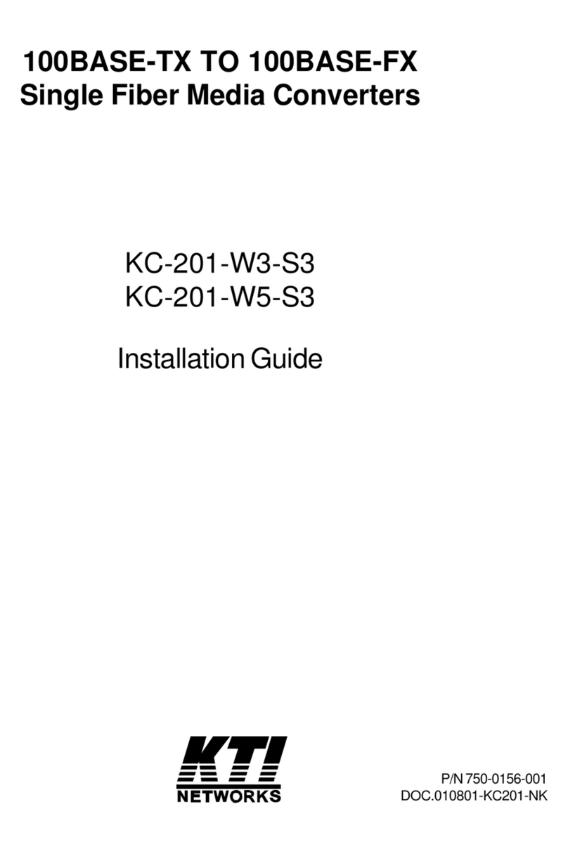 KTI KC-201-W3-S3 installation guide