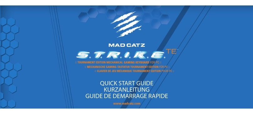 Mad Catz S.T.R.I.K.E. TE quick start guide
