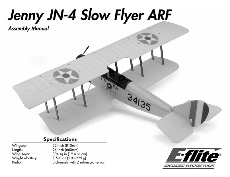 E-FLITE Jenny JN-4 Slow Flyer Assembly manual