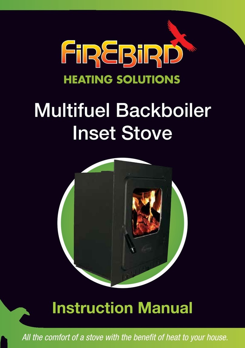 FireBird Multifuel Backboiler Inset Stove Series instruction manual