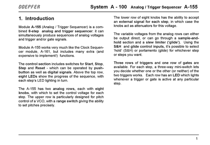 DOEPFER A-155 User manual