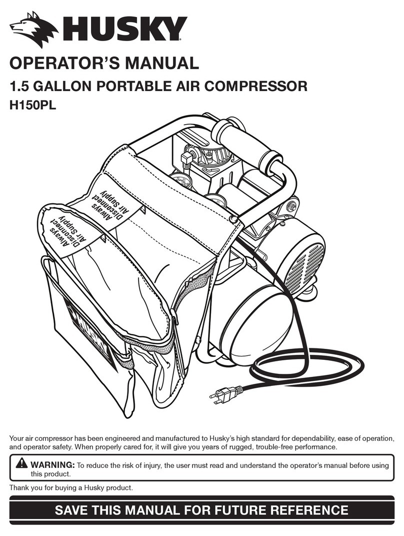 Husky H150PL Operator's manual