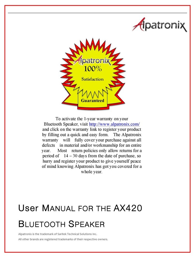 Alpatronix AX420 user manual