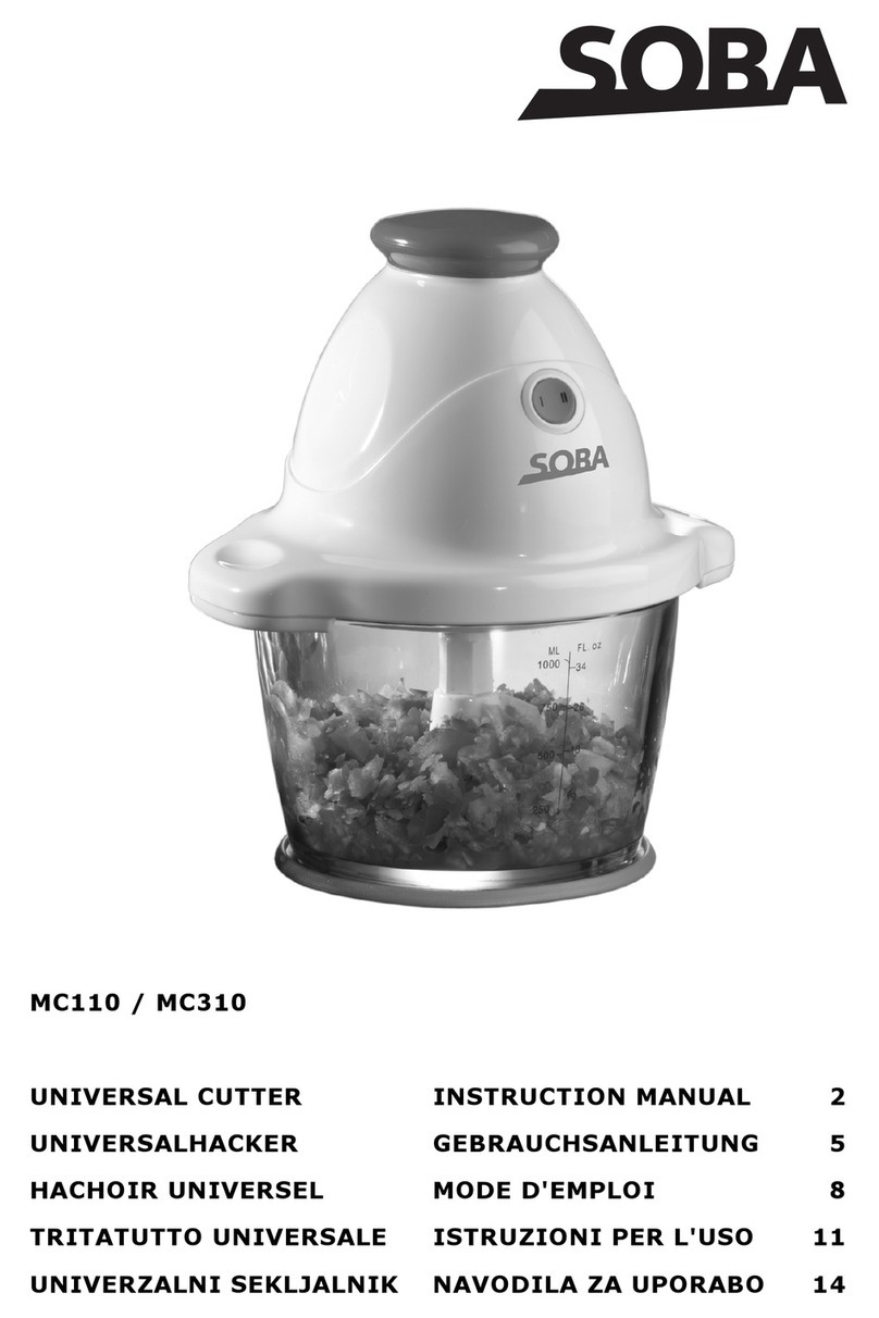 Soba MC110 instruction manual