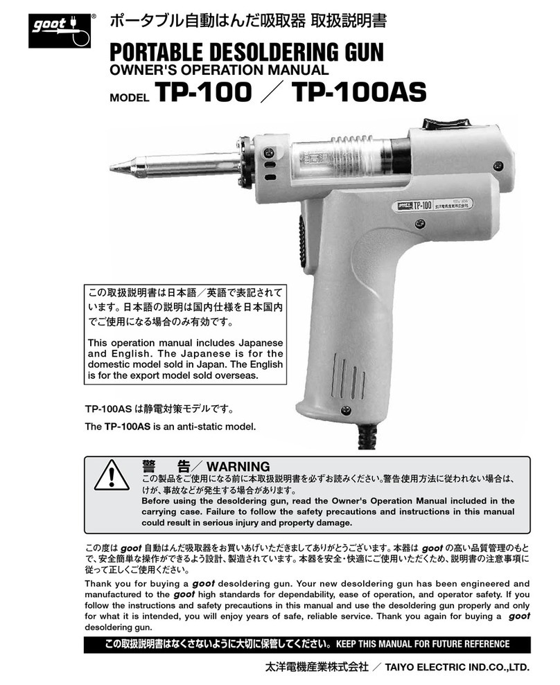 Goot TP-100 Instructions for use