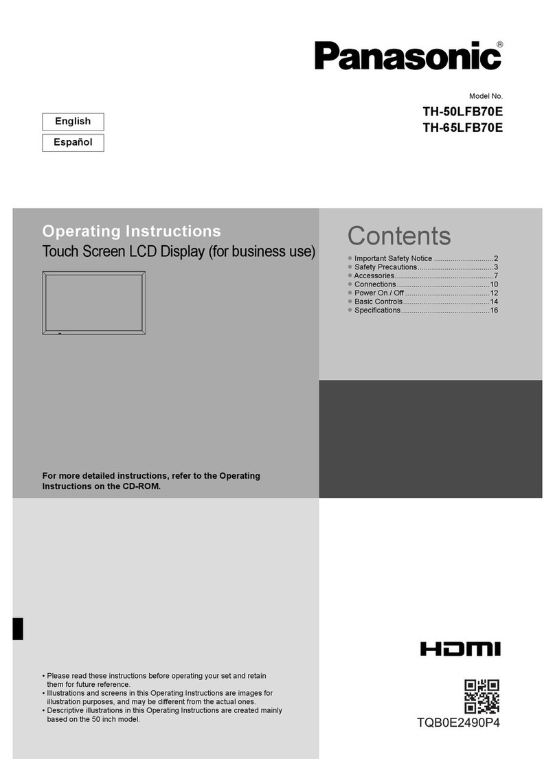 Panasonic TH-50LFB70E User manual