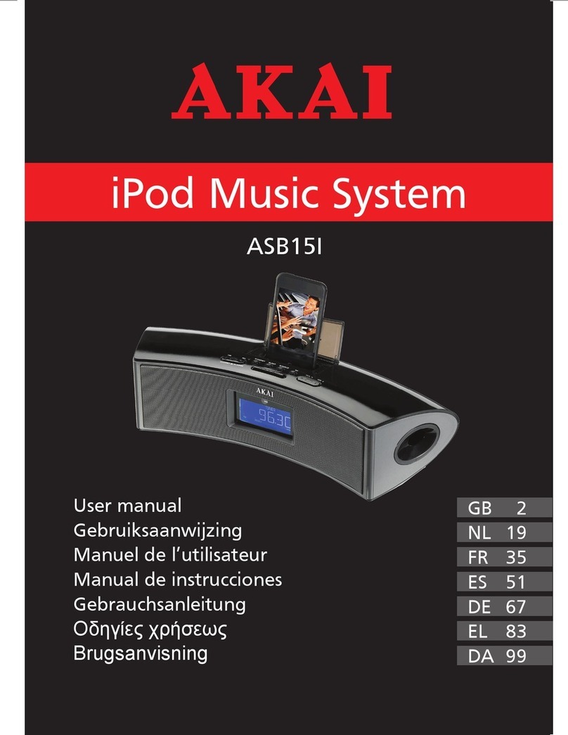 Akai ASB15I user manual